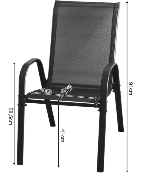 Stół kwadrat ISLAND 70cm + 4x Krzesło SOFIA brąz