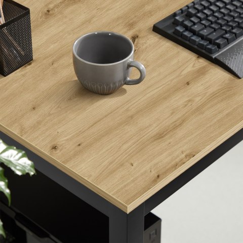 Stół TESSA 120cm x 60cm - artisan / czarne nogi