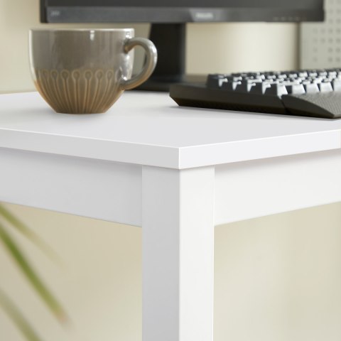 Stół TESSA 120cm x 60cm - biały / białe nogi