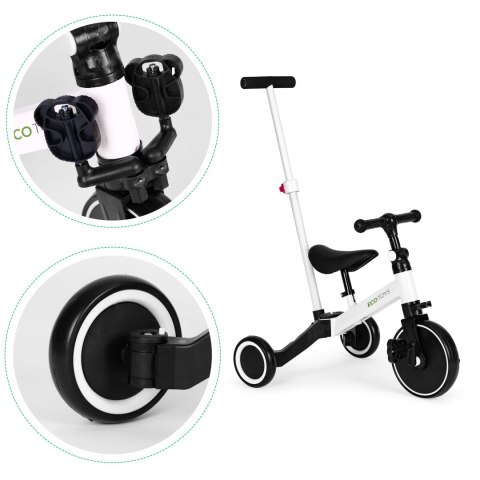 Rower trójkołowy biegowy 2w1 rączka do prowadzenia ECOTOYS