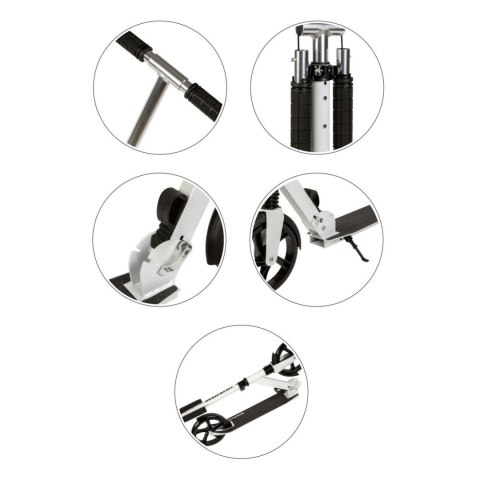 Hulajnoga miejska dla dzieci i młodzieży składana regulacja wysokości 95-105 cm koła 200 mm