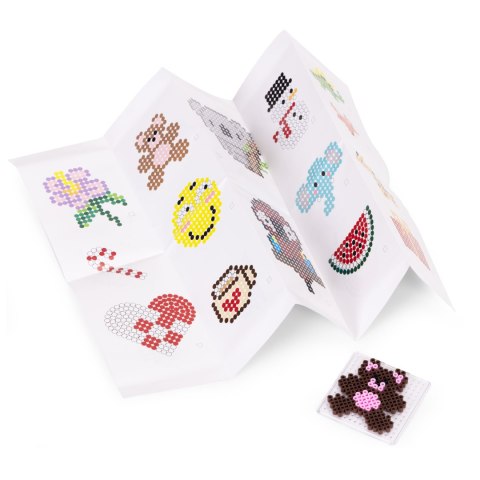 Koraliki do prasowania zestaw XXL 9000 sztuk kuferek szablony