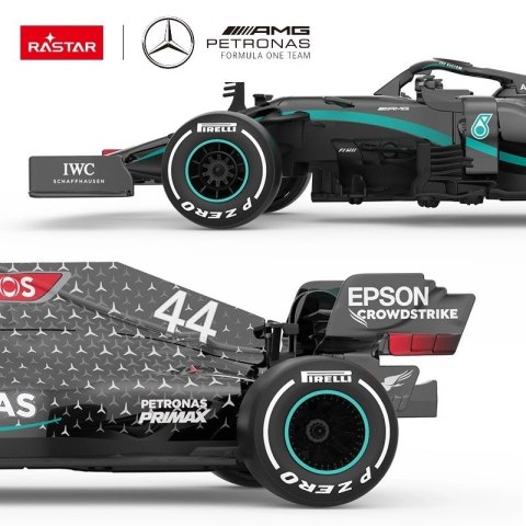 Samochód zdalnie sterowany Mercedes-AMG F1 W11 EQ Performance R/C skala 1:18 Rastar 98500