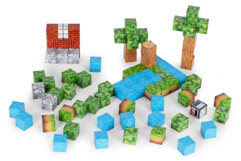 Klocki magnetyczne konstrukcyjne dla dzieci zestaw 88 elementów