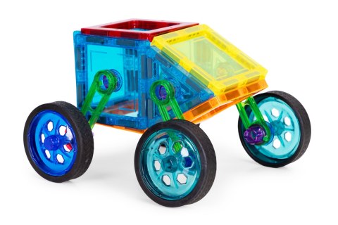 Klocki magnetyczne konstrukcyjne domek autko 48 elementów