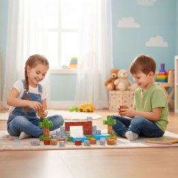 Klocki magnetyczne konstrukcyjne zestaw dla dzieci 119 elementów sześciany