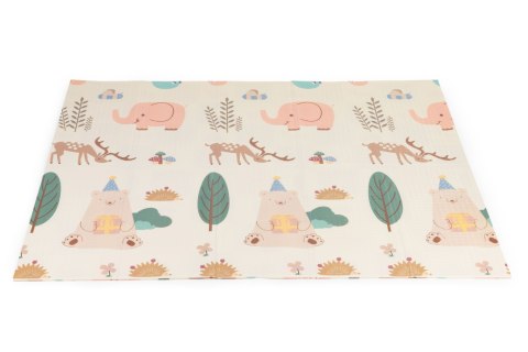 Mata piankowa dla dzieci 200x180 cm edukacyjna dwustronna składana + torba IPLAY