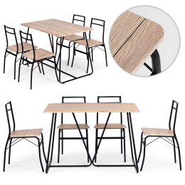 Zestaw mebli do jadalni kuchni stół + 4 krzesła PARIS ModernHome