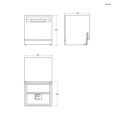 Zmywarka CANDY CP 6E51LS (WYPRZEDAŻ)
