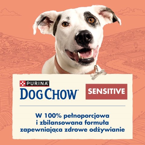 PURINA DOG CHOW Adult Sensitive z łososiem - sucha karma dla psa - 14 kg