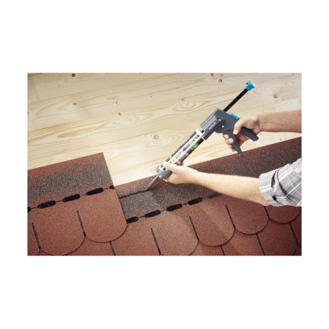 Pistolet do sylikonu Wolfcraft mg 600 pro Czarny