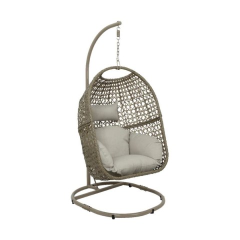 Fotel wiszący ogrodowy wiklinowy Brązowy 95 x 195 cm