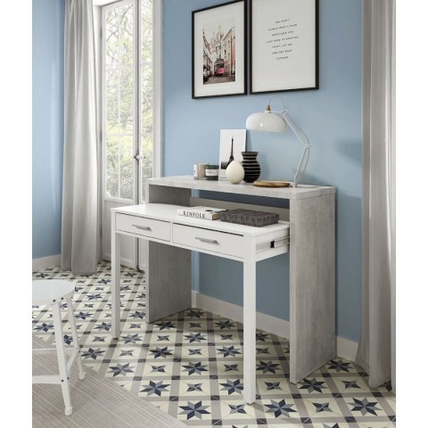 Biurko Forés Biały 98,5 X 36 X 87,5 CM Metal MDF