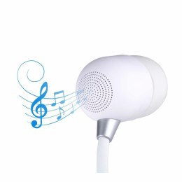 Lampa LED z głośnikiem i ładowarką bezprzewodową Grundig Biały 10 W 50 lm Ø 12 x 26 cm Plastikowy 3 w 1