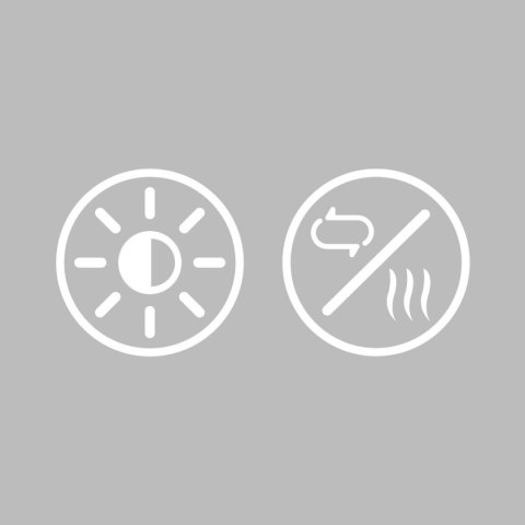 Lustro ścienne EDM 32435 20 W 80 x 60 cm Prostokątny Światło LED