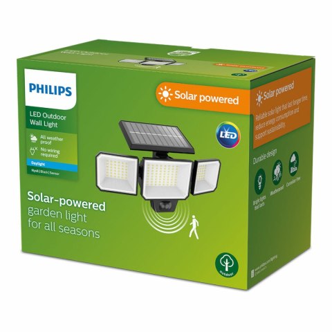 Reflektor solarny Philips 8,7 W 5000 K 29 x 11,7 x 16,8 cm Czarny Słoneczny