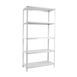 Regał Simon Rack Comfort Plus 5/400 Biały 200 x 100 x 40 cm Metal 5 Półki 100 kg