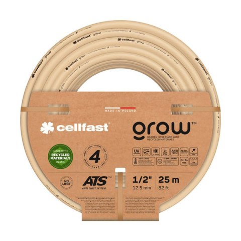 Wąż Cellfast Grow 25 m 3/4" Ø 19 mm Beżowy