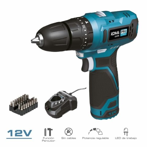 Zestaw wiertło i akcesoria Koma Tools 12 V