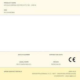 Kominek Elektryczny Alpina 800-1500 W 37,3 x 23 x 44 cm