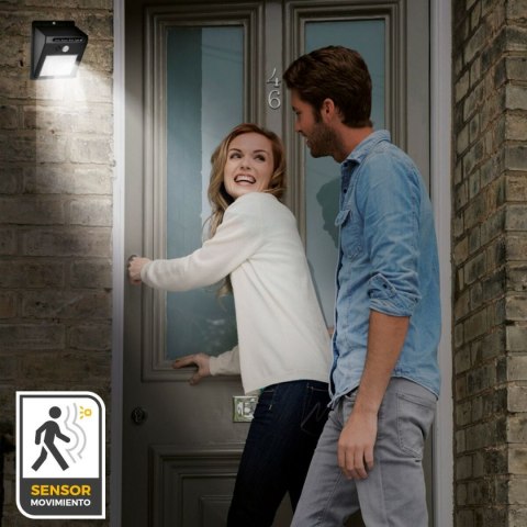 Lampka LED z Czujnikiem Ruchu Aktive Plastikowy 9 x 12 x 5 cm (6 Sztuk)