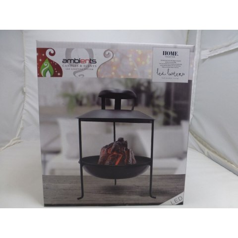 Piecyk Ambients Światło LED Popielaty ozdobny 22 x 30 x 22 cm (2 Sztuk)