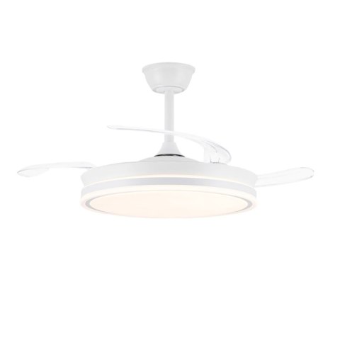 Wentylator sufitowy CristalRecord EVO RETRAC Przezroczysty 72 W