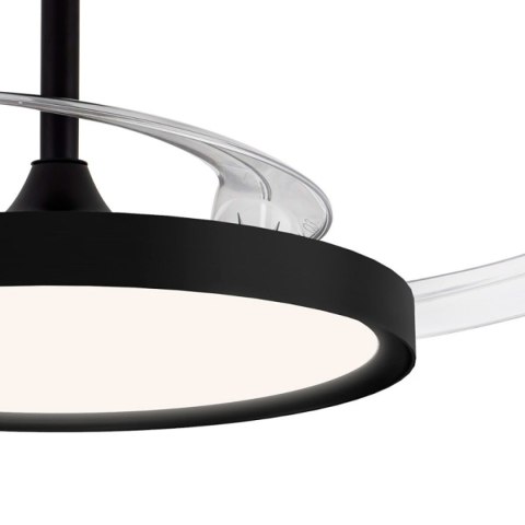 Wentylator sufitowy z oświetleniem CristalRecord Czarny 43 W (3000 K) (4000 K)