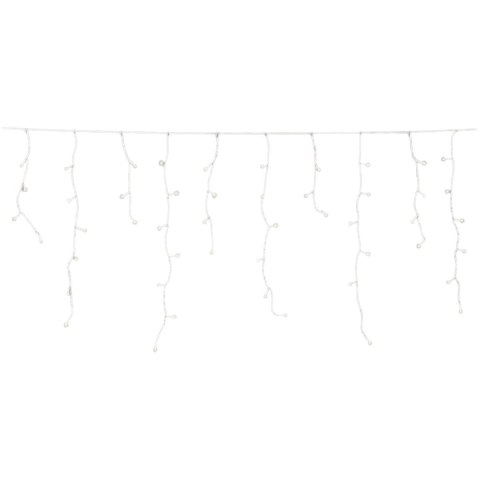 Zasłona z Lampek LED Lumineo Ciepłe Światło Biały