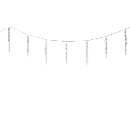 Zasłona z Lampek LED Lumineo Światło chłodne Biały Przezroczysty