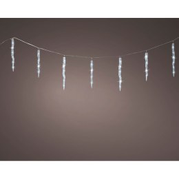 Zasłona z Lampek LED Lumineo Światło chłodne Biały Przezroczysty