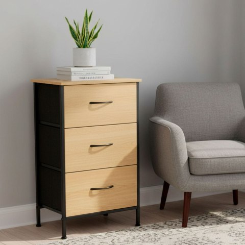 Komoda Max Home Czarny Nowoczesny 40 X 75 X 30 CM