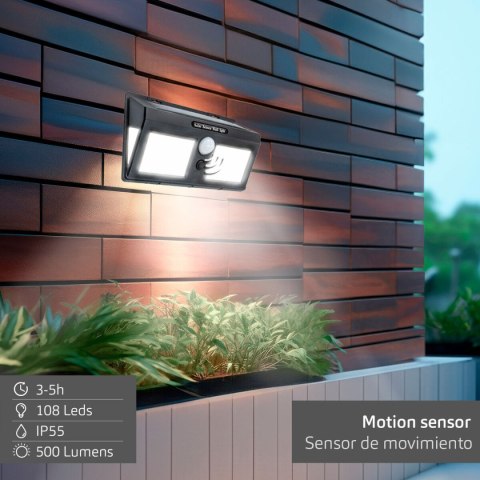 Lampa słoneczna Aktive 19 x 12 x 4,5 cm (6 Sztuk)