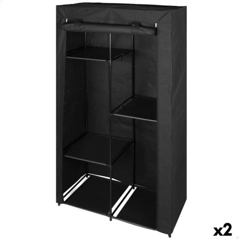 Organizer na Ubrania i Buty Max Home Czarny 88 X 167 X 45 CM 2 Sztuk