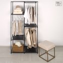 Organizer na Ubrania i Buty Max Home Czarny 88 X 167 X 45 CM 2 Sztuk