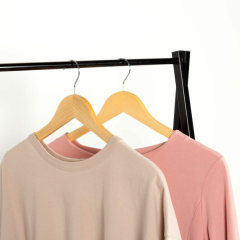 Wieszak na płaszcze z półką Max Home Stal Melamina Płyta Minimalistyczny 64 x 150 x 40 cm