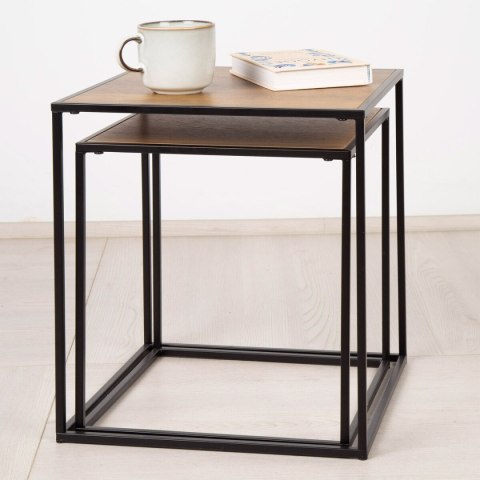 Wieszak na ubrania Max Home Żelazo Drewno MDF (2 Sztuk)