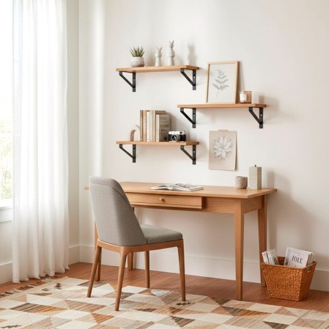 Wieszak na ubrania Max Home Żelazo Drewno MDF (4 Sztuk)