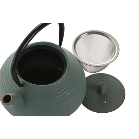 Dzbanek na herbatę Home ESPRIT Kolor Zielony Pomarańczowy Stal nierdzewna Żelazo 400 ml (2 Sztuk)