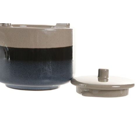 Dzbanek na herbatę Home ESPRIT Niebieski Szary Bambus Porcelana 1 L