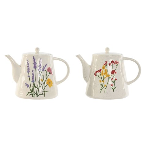 Dzbanek na herbatę Home ESPRIT Wielokolorowy Porcelana 900 ml (2 Sztuk)