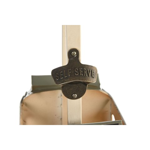 Stojak na Butelki Home ESPRIT Żółty Biały 28 X 17 X 37 CM