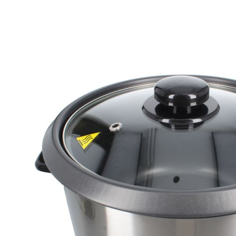 Urządzenie do gotowania ryżu TM Electron Stal Szkło Stal nierdzewna 900 W 2,2 L