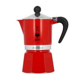 Włoska Kafeterka Bialetti Rainbow rouge 6 Kubki Aluminium