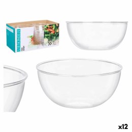 Zestaw naczyń Leknes Przezroczysty Plastikowy 3,5 L 25,5 x 12,5 x 25,5 cm (12 Sztuk)