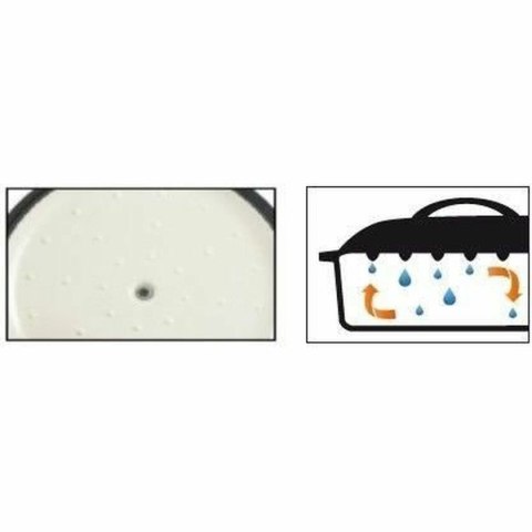 Garnek z Pokrywką GSW Szary Żeliwo