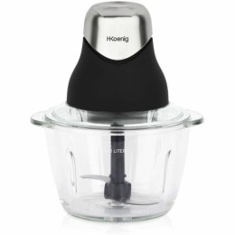 Młynek do Mięsa Hkoenig LEO8 Czarny Chromu Szkło Stal nierdzewna 1 L