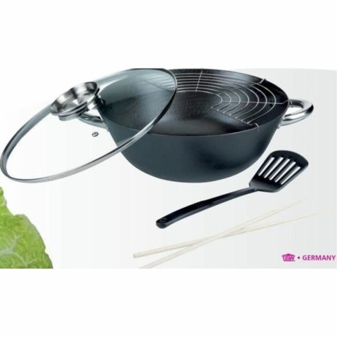 Patelnia Wok GSW Stal Stal kuta Ø 32 cm 4 Części