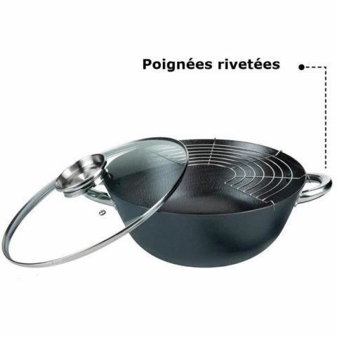 Patelnia Wok GSW Stal Stal kuta Ø 32 cm 4 Części
