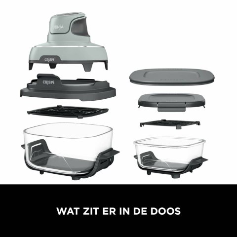 Frytkownica na gorące powietrze NINJA CRISPI Kolor Zielony 1700 W 3,8 L